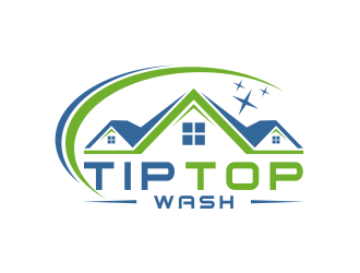 Tip Top Wash logo design by done