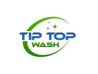 Tip Top Wash logo design by Webphixo