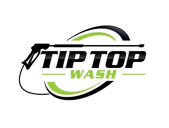 Tip Top Wash logo design by labo