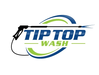 Tip Top Wash logo design by labo