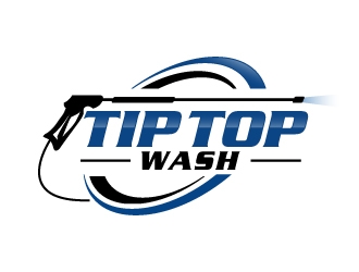 Tip Top Wash logo design by labo