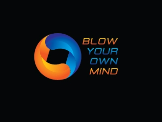 Blow Your Own Mind logo design by GreenLamp
