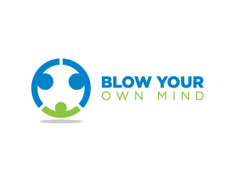 Blow Your Own Mind logo design by pencilhand