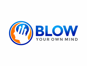 Blow Your Own Mind logo design by mutafailan