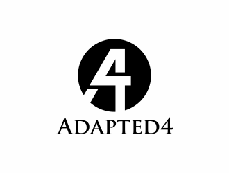 Adapted4 logo design by ammad