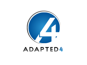 Adapted4 logo design by BeDesign