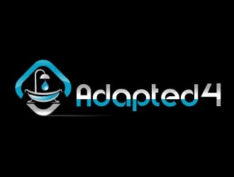 Adapted4 logo design by logoviral