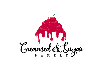 Creamed & Sugar Bakery logo design by schiena