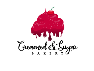 Creamed & Sugar Bakery logo design by schiena
