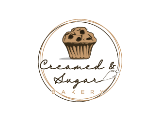 Creamed & Sugar Bakery logo design by torresace