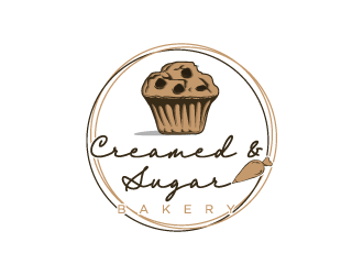 Creamed & Sugar Bakery logo design by torresace