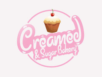 Creamed & Sugar Bakery logo design by czars