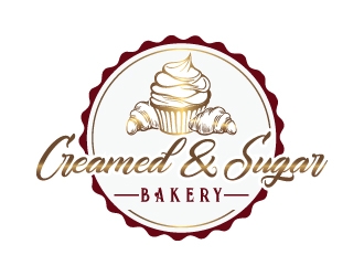 Creamed & Sugar Bakery logo design by Suvendu