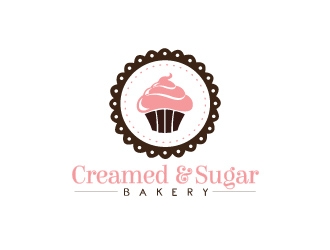 Creamed & Sugar Bakery logo design by usef44