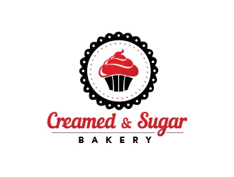 Creamed & Sugar Bakery logo design by usef44
