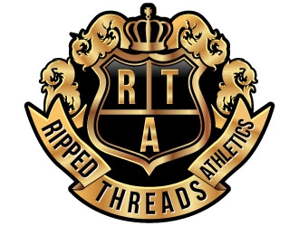 Ripped Threads Athletics  logo design by uttam