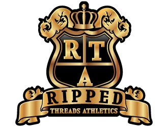 Ripped Threads Athletics  logo design by uttam