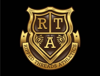 Ripped Threads Athletics  logo design by MAXR