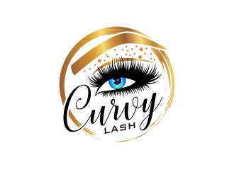 Curvy Lash  logo design by uttam