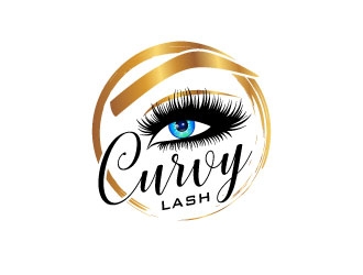 Curvy Lash  logo design by uttam