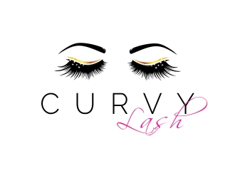 Curvy Lash  logo design by ruki