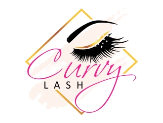 Curvy Lash  logo design by ruki