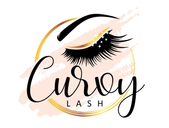 Curvy Lash  logo design by ruki