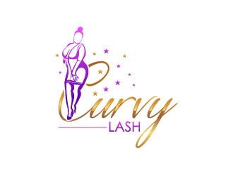 Curvy Lash  logo design by uttam