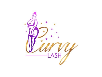 Curvy Lash  logo design by uttam
