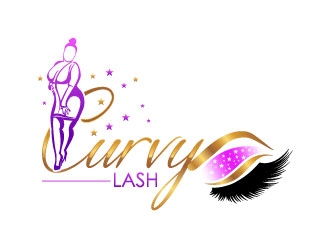Curvy Lash  logo design by uttam
