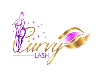 Curvy Lash  logo design by uttam