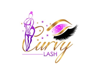 Curvy Lash  logo design by uttam
