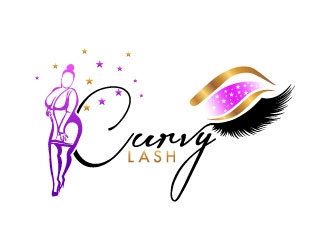 Curvy Lash  logo design by uttam