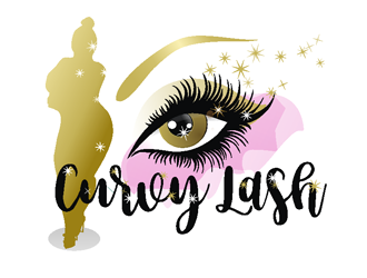 Curvy Lash  logo design by coco