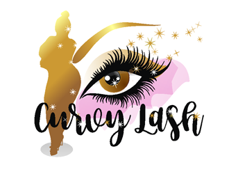Curvy Lash  logo design by coco