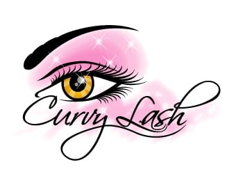 Curvy Lash  logo design by logoviral