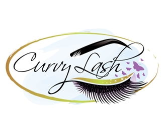 Curvy Lash  logo design by shere