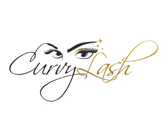 Curvy Lash  logo design by shere