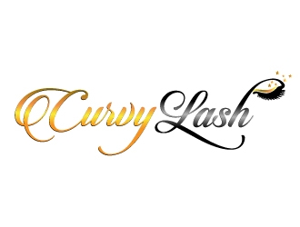 Curvy Lash  logo design by Suvendu