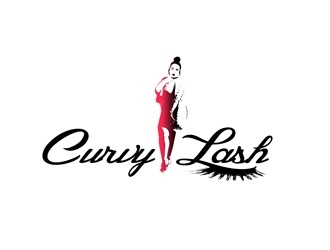 Curvy Lash  logo design by bougalla005