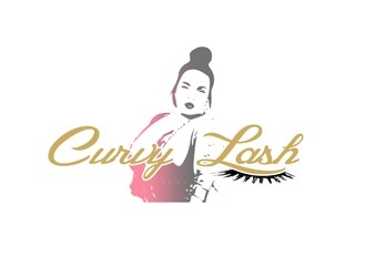 Curvy Lash  logo design by bougalla005