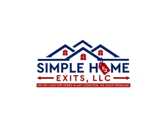 Simple Home Exits, LLC logo design by fortunato