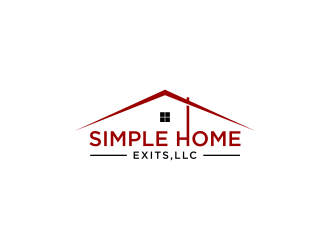 Simple Home Exits, LLC logo design by L E V A R