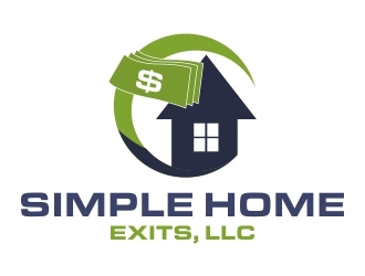 Simple Home Exits, LLC logo design by ElonStark