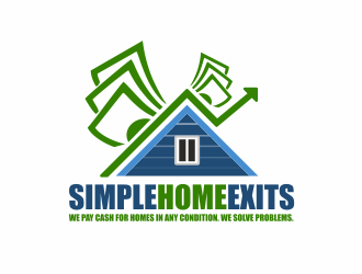 Simple Home Exits, LLC logo design by serprimero