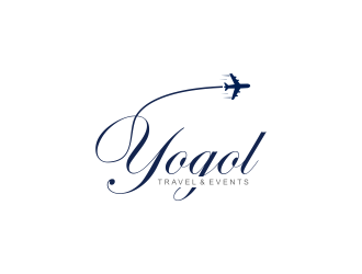 Y.O.G.O.L       Or       Yogol Travel  & Events logo design by ammad
