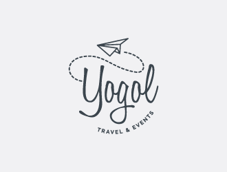 Y.O.G.O.L       Or       Yogol Travel  & Events logo design by shadowfax