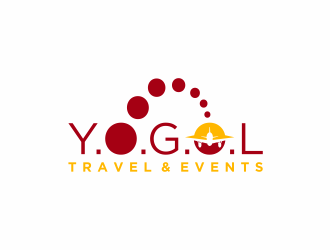 Y.O.G.O.L       Or       Yogol Travel  & Events logo design by ammad