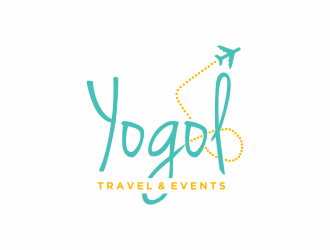 Y.O.G.O.L       Or       Yogol Travel  & Events logo design by ammad