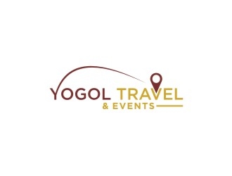 Y.O.G.O.L       Or       Yogol Travel  & Events logo design by bricton